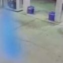 Gas Station’s Blue Ghost